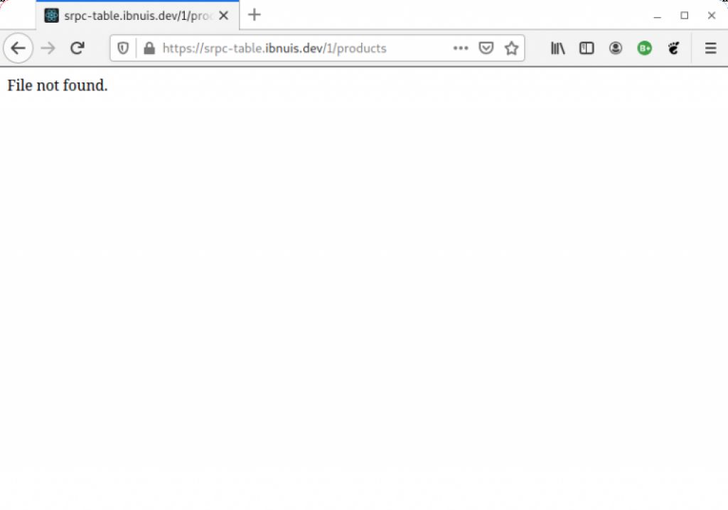 React JS Not Found